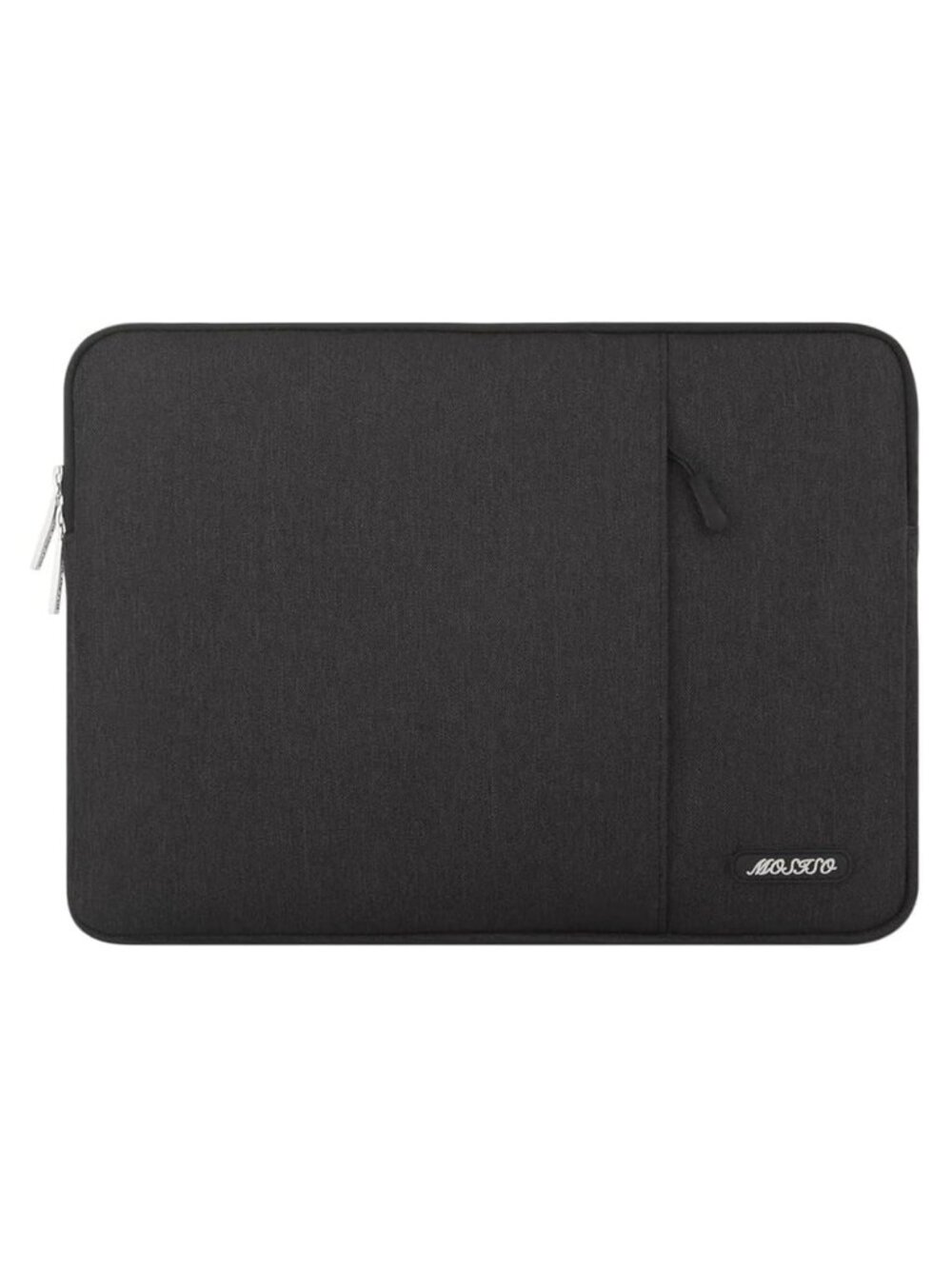 MOSISO 15 inch Laptop Sleeve Bag Polyester Foam Padding Case with Front Pocket